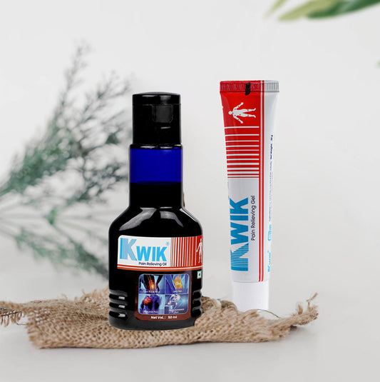 Kwik Pain Relief Oil + Gel Combo