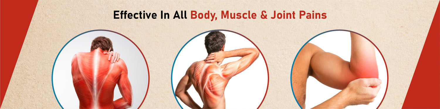 Man Demonstrating Effectiveness Against All Muscle and Joint Pains